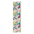 thumbnail image 3 of Unique Loom Azalea Collection Area Rug - Indica (2' x 8' Runner Ivory/Teal), 3 of 7