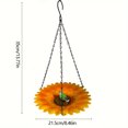 thumbnail image 3 of SLYNSHome Bird Feeder for Outdoors Hanging Bird Bath,Metal Hummingbird Feeders Waterproof Sunflower Tray for Yard Garden - Bird Lovers Gifts, 3 of 6