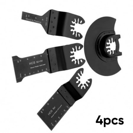 

4pcs/Set 32mm/88mm E-cut Bi-metal Segment Saw Blade Oscillating Multi Tool For Renovator Power Tool Fein Multimaster