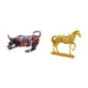 thumbnail image 5 of Estatua de toro de resina, figura de caballo, escultura, adornos de animales pintados, decoración moderna hecha a mano, adecuada para escritorio, sala, 5 of 8