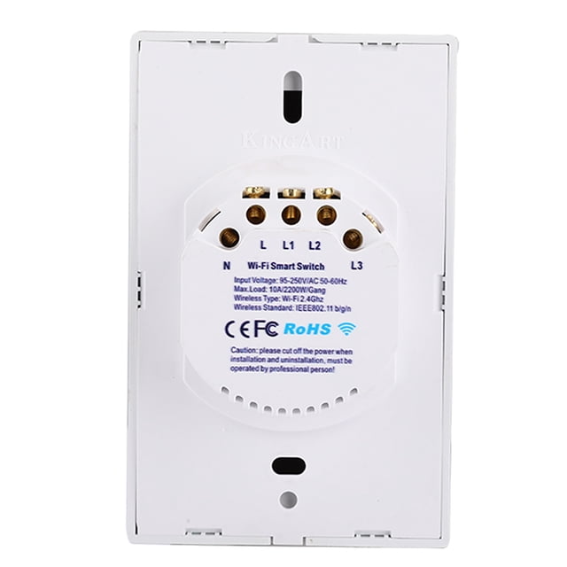 Interruptor Táctil Inteligente, Interruptor Táctil WIFI, Retardante De Llama, De Control De Acceso Seguro Sin Demora, Luz De Equipo Electrónico Para Timbre De Lámpara