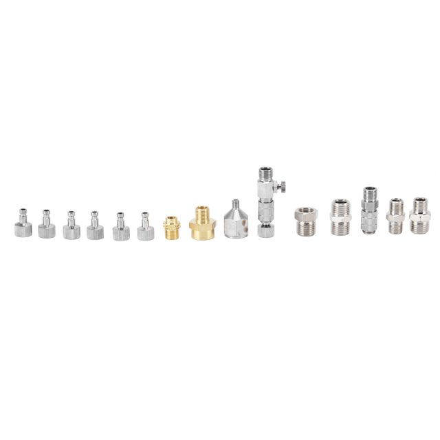 Airbrush Quick Release Connector Set,15PCS Airbrush Adapter Set Stainless Steel Airbrush Adapter Kit Airbrush Adapter Set Masterfully Created