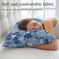 thumbnail image 5 of Navy Blue Anchor Nautical Throw Pillow Cover 16 x 24 Inch Decorative Pillow Cover Coastal Beach Coral Starfish Lumbar Pillowcase Seasonal Rectangle Cushion Case for Couch Sofa Bed Living Room, 5 of 9