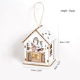 thumbnail image 4 of Zynviq White House Santa Sack and Gift Box Scene Lighted Decor for Christmas Village, 4 of 6