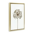 thumbnail image 4 of Stupell Industries Minimal Allium Bud Plants & Flowers Painting Gold Floater Framed Canvas Art Print Wall Art, 21 x 31, 4 of 10