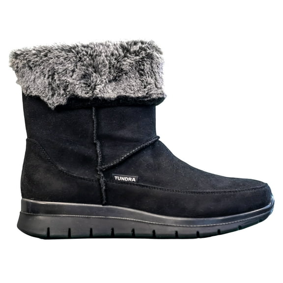 Tundra Tracey Zippered Side Closure Faux Fur Lined Waterproof Women's Boots (10)