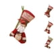 thumbnail image 4 of Calcetín de Navidad Bolsa de regalo Reno Papá Noel Muñeco de nieve Calcetines Año nuevo Árbol de Navidad Adorno de caramelo Advancent JR0964-01, 4 of 7