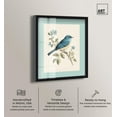 thumbnail image 2 of Little Blue Bird Shadowbox Print Botanical Art by Art Remedy, Black Frame, 36 x 45, 2 of 6