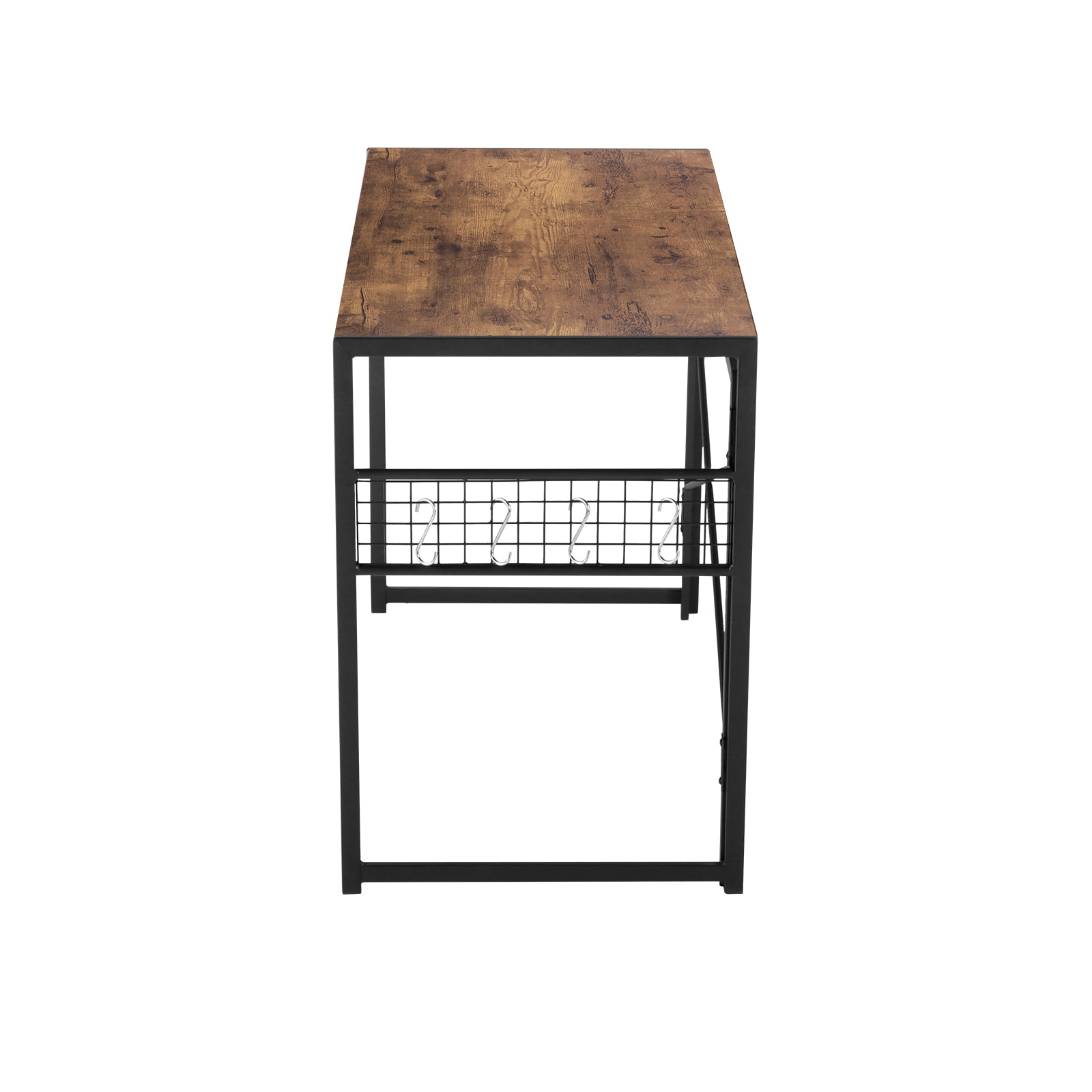 Homy Casa Writing Desk 39.4" - Compact Study Workstation for Small Spaces