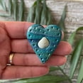 Pocket Heart Prayer Heart Small Clay Heart Hold Inspirational