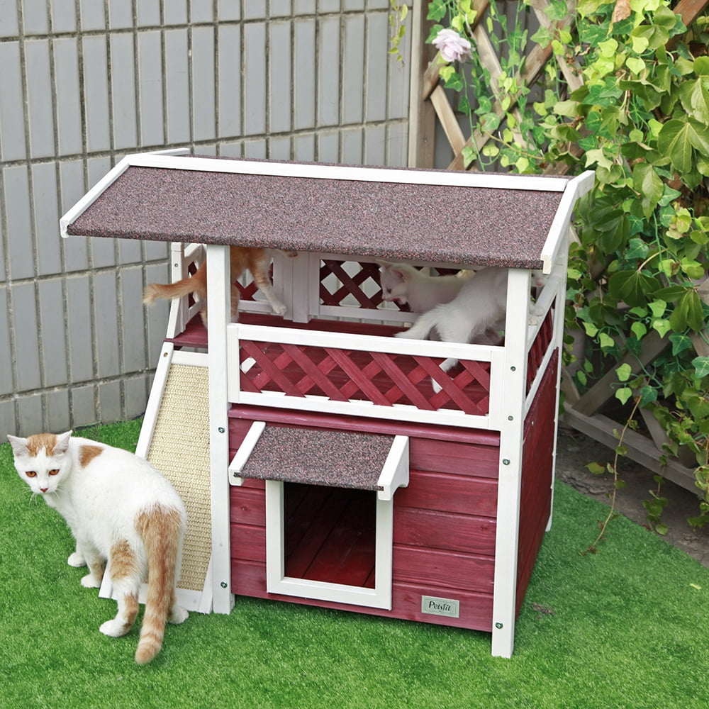 Petsfit 2 story cat house hot sale