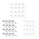 thumbnail image 3 of Gancho de pared perforado Inteprter 20 Piezas negro, 3 of 6
