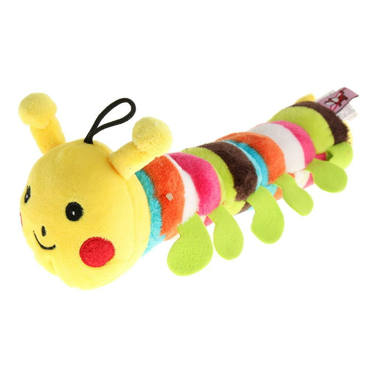 Sensory Caterpillar Soft Squeaky Natural Rubber Non-Toxic Dog Toy –  DogToyStuffz