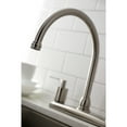 thumbnail image 4 of Kingston FB798SVLSP Serena Two-Handle 4-Hole 8" Centerset Kitchen Faucet with Side Sprayer in Brushed Nickel, 4 of 7