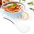 thumbnail image 4 of Ceramic Spoon,  Exquisite Tea Spoon White  for Kitchen for Hotel for Appetizer for Dessert for Restaurant, 4 of 7
