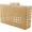 Apricot, variant on Women Acrylic Handbag Rattan Woven Pattern Square Box Crossbody Handbag Shoulder Bag Chain Purse