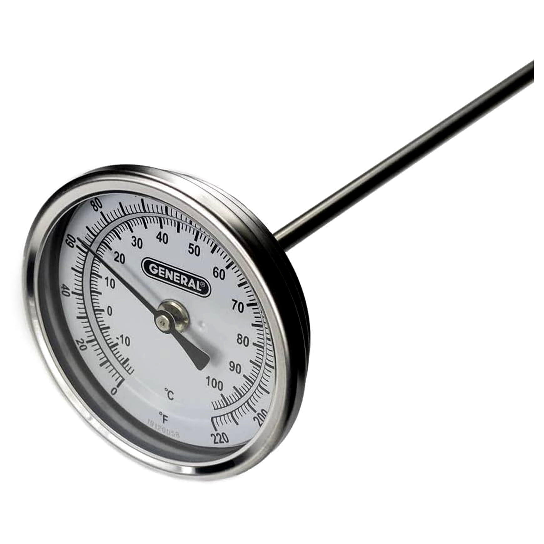 General Tools Bimetal Thermom,3 In Dial,0 to 220F T300-36