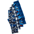 thumbnail image 5 of Quad Seven Boys Pajama Pants 4 Pack Open Bottom Pajamas - Cozy Plaid Sleepwear for Boys (5-18), 5 of 7