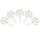 thumbnail image 1 of Horquilla para el cabello,pinzas de pelo,novia de la boda,el pasador tenedor de la flor,perlas de imitación, de honor de la boda de novia, de flores Salvador Horquilla para el cabello, 1 of 10