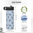 thumbnail image 4 of Sikiie Cute Ice Cream Print 18OZ Insulated Straw Cup, Portable Leak-proof Sports Water Bottle, Stainless Steel Water Cup Suitable for Home and Outdoor, 4 of 8