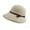 Beige, variant on Straw Hat - Women Style Fashion Summer Cloche Beach Fedora Trilby Hat Panama Sun Hat