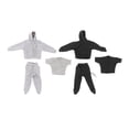 thumbnail image 1 of Conjunto De 2 Sudaderas 1:12 Para Hombre Para Figuras De Acción BBI HT Macarena figura de acción masculina con capucha, 1 of 8