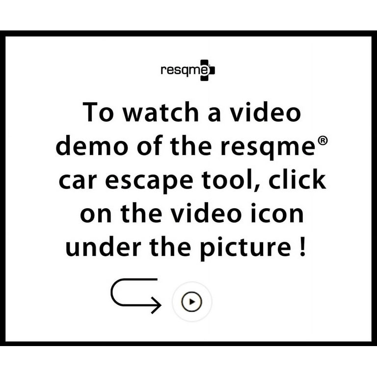 Resqme Quick Car Escape Tool - Custom Labeling