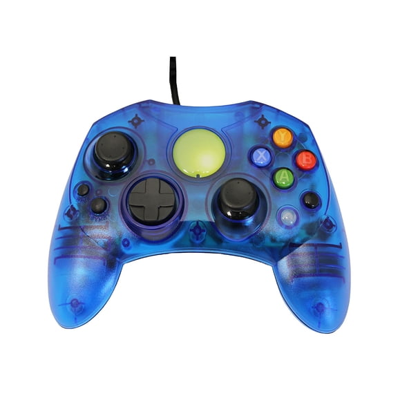 Replacement Controller for XBox Original - Blue Transparent - by Mars Devices