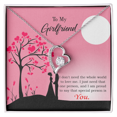 thumbnail image 1 of To My Girlfriend You Forever Necklace w Message Card, 1 of 7
