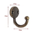 thumbnail image 5 of Pack Of 18 Chic Clothes Coat Towel Hangers Hooks Door Wall Mounted, With Screws, 5 of 8
