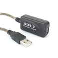 thumbnail image 3 of Câble d'Extension, 480 Mbps Type A Mâle à Femelle Durable 20m Câble d'Extension Portable, Accessoire Informatique Noir Sans Dégradation, 3 of 8