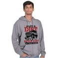 thumbnail image 3 of A Little Dirt Never Hurt Road Rumble Zip Hoodie Sweatshirt Men Brisco Brands S, 3 of 6