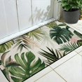 thumbnail image 2 of ONETECH Palm Leaf Jungle Bali Banana Palm Indoor/Outdoor/Front Door/Bathroom Mats Doormat Entrance Mat for Home Entrance Outside Entry 19.68*47.24 in, 2 of 6