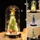 thumbnail image 2 of Árbol de Navidad con luces LED para mujer y niño, Reno de Papá Noel en vidrio, decoración de fiesta en casa, adornos de Año Nuevo, regalos, 2 of 4