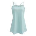 thumbnail image 2 of camiseta de tirantes con rayas correa de espagueti chaleco tanque verano casual l verde Sunnimix camiseta sin mangas de cami, 2 of 8