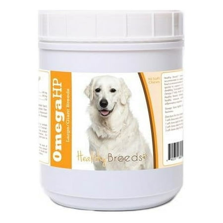 UPC: 0840235188032 | Healthy Breeds Kuvasz Omega HP Fatty Acid Skin and Coat Support Soft Chews