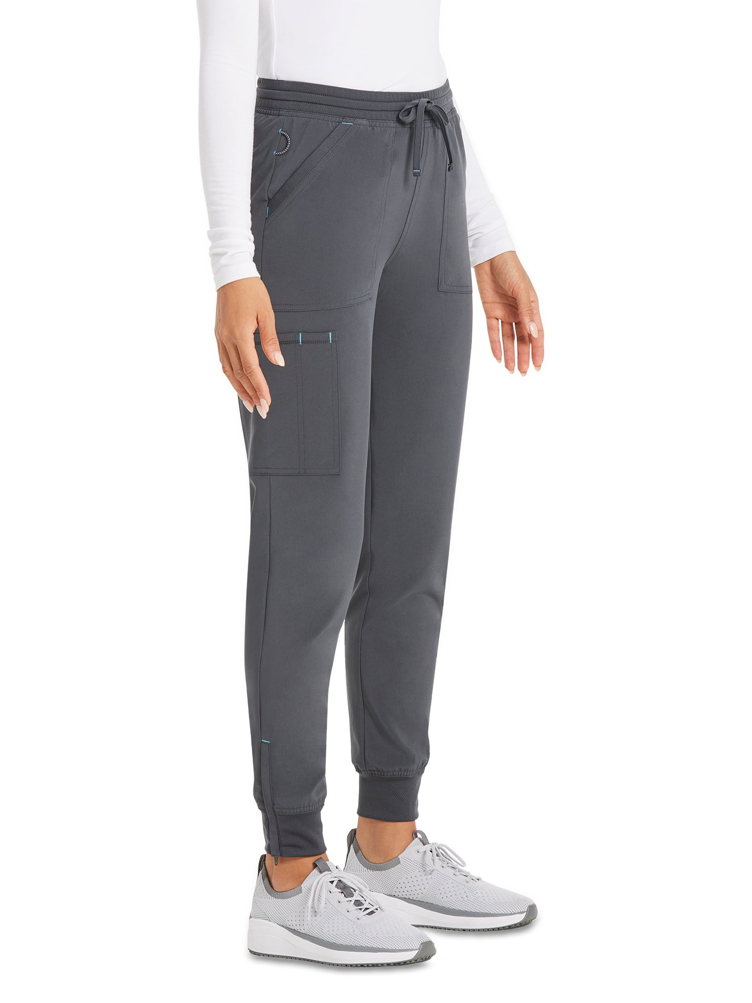 Scrubstar Women's Premium Performance Stretch Drawstring Jogger Cargo Scrub Pant