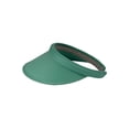 thumbnail image 3 of Top Headwear Sports Cotton Twill Clip-On Visor 3.5 Inch Wide Brim, Winter Green, 3 of 4