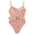thumbnail image 1 of FhsagQ Ensembles de Maillots de Bain pour Femmes Ensembles de Maillots de Bain à Nœud pour Femmes Maillots de Bain Froncés Maillot de Bain Ensembles de Maillots de Bain pour Femmes Ensembles de Maillots de Bain String Femmes Ensembles de Maillots de Bain Rouge m, 1 of 8