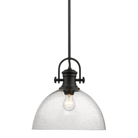 Golden Lighting 3118-L SD Hines Single Light 13-1/2" Wide Pendant