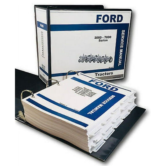 Ford 2000 3000 4000 5000 7000 Series Tractor Service Repair Manual Shop Book Ovh