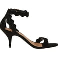 thumbnail image 3 of Chinese Laundry Womens Rubie Faux Leather Scalloped Dress Sandals, 3 of 5