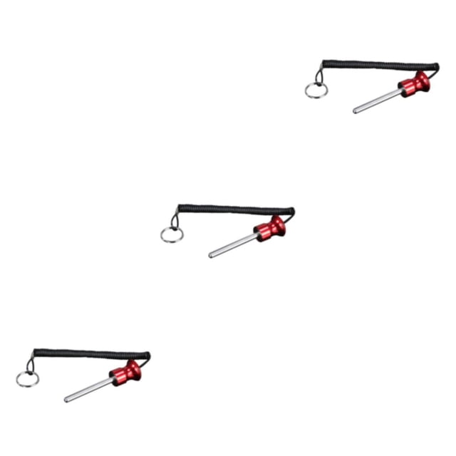 Transemion Universal Magnetic Weight Stack Pin for Versatile Fitness Training 8x80mm Red 3Set