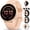 Pink Dawn, variant on Garmin 010-02985-03 VIVOACTIVE 6 Health and Fitness GPS Smartwatch Pink Dawn with Silicone Band Bundle with Deco Essentials Nylon Elastic Bands 3 Pack, Dust Cover 3 Pack and Screen Protector 2 Pack