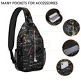 thumbnail image 3 of Science Lover Technology Engineering Mathematics Math Geometric Scientific Knowledge Crossbody Sling Bag, 3 of 6