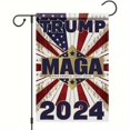 thumbnail image 1 of Garden Flags For Outside MAKE HALLOWEEN GREAT AGAIN Yard Flag One Size Double Rustic Small Sign Funny Banners, 1 of 4