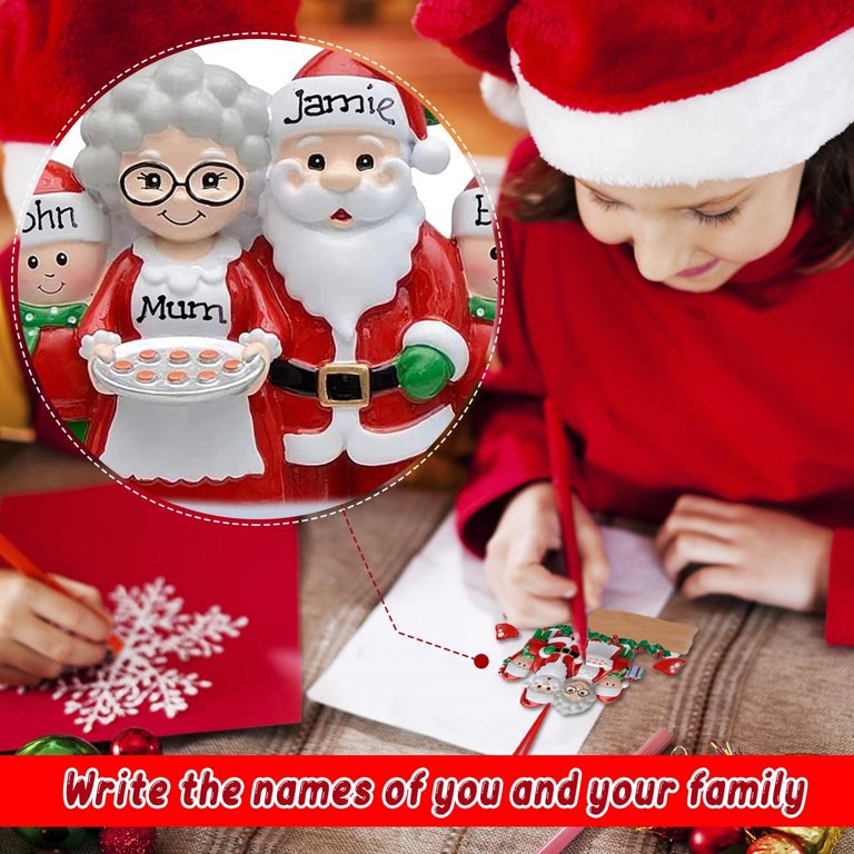  Family Ornament Personalized Christmas Gifts for Family with  Kids Names : Handmade Products