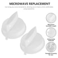 thumbnail image 2 of 2 Pcs Microwave Oven Knob Accessories Plastic Knobs Replacement Parts Timer Universal, 2 of 6