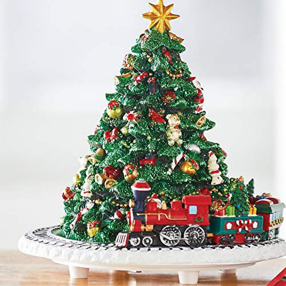 Raz Imports 2023 Vintage Farmhouse 13.75 w/ Timer Animated Lighted Vintage Tree