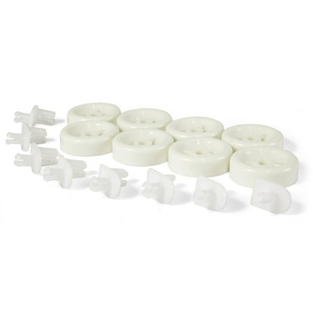 WEN Dishwasher Dish Rack Roller Kit, 8 Pack (OEM part number WD35X21038)